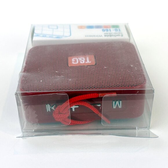 T&G TG166 Red Portable Wireless Bluetooth Small Speaker - Picture 6 of 11